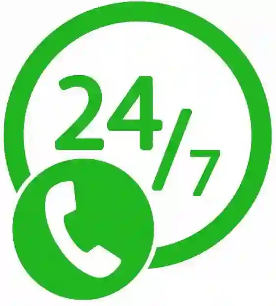 ERP sistemlerinde 7/24 erişim ve destek ikon görseli